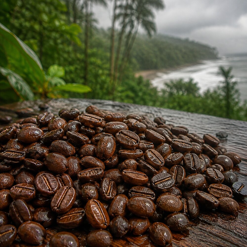 Barrel & Bloom Coffee Monsoon Malabar coffee beans