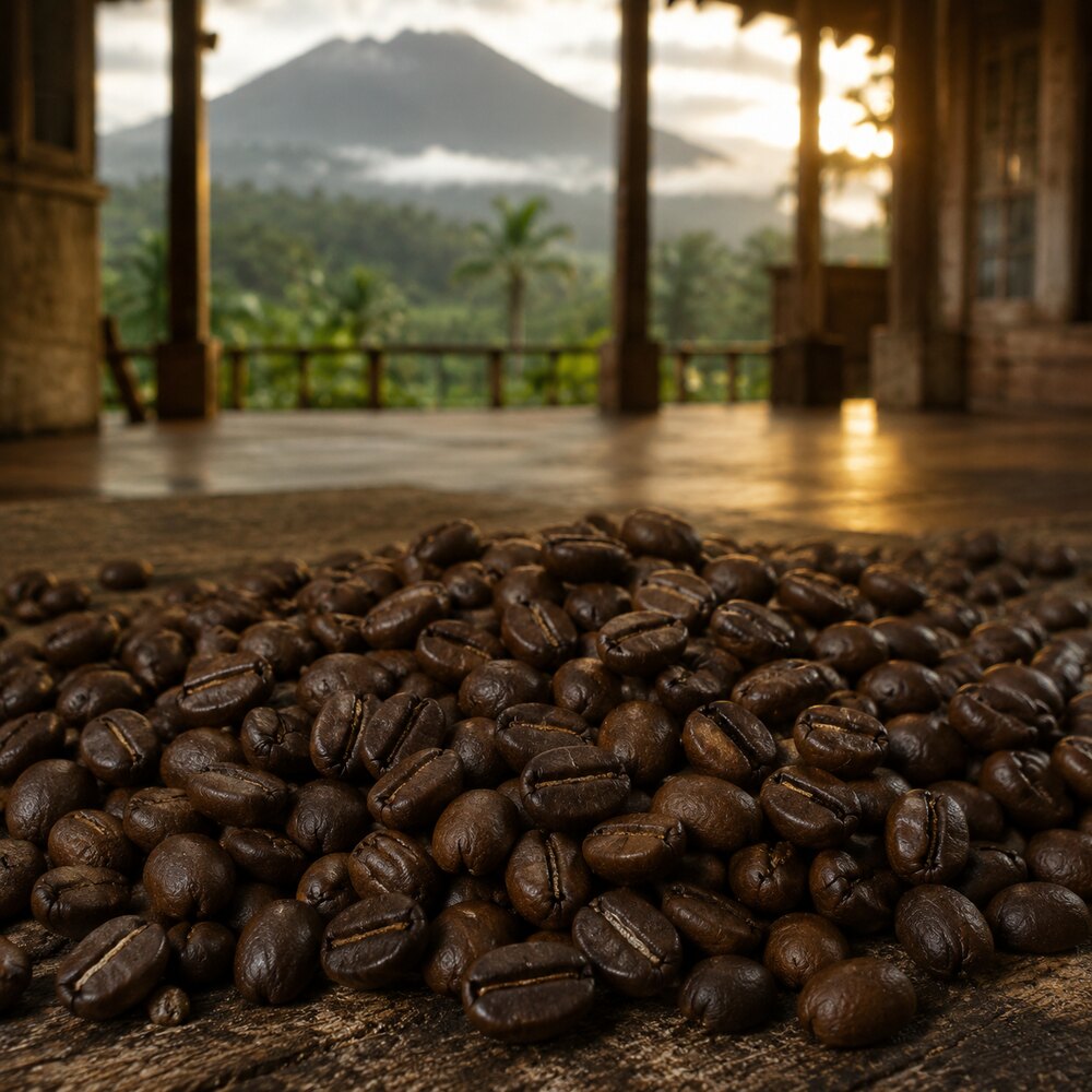 Barrel & Bloom Coffee Old Brown Java coffee beans